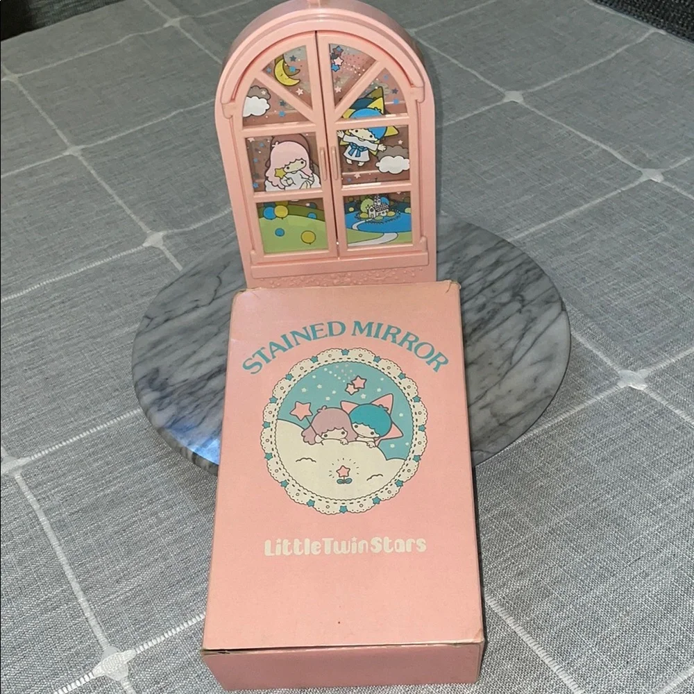Sanrio Little Twin Stars Stained Glass Mirror